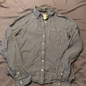 Hollister Plaid Button-up, in good condition